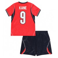 Stroje piłkarskie Anglia Harry Kane #9 Koszulka Wyjazdowej dla dzieci MŚ 2026 Krótki Rękaw (+ szorty)